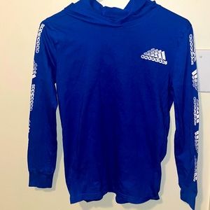 Adiddas hooded long sleeve tshirt